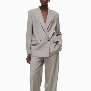 millions blazer heather light grey